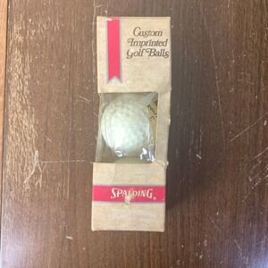Vintage 1960s Spalding Custom Prowl Clothing Advertising Golf Balls